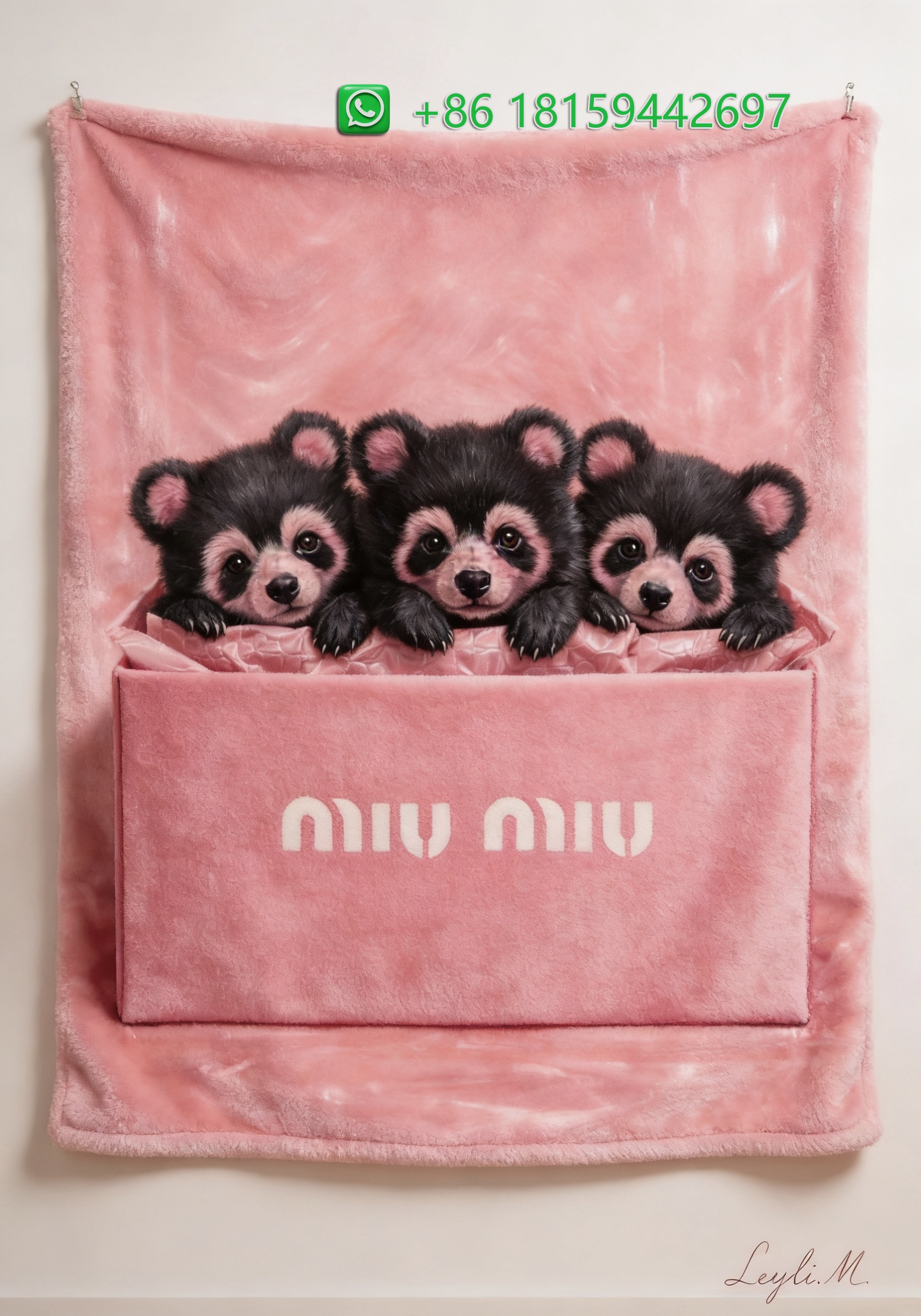 Miumiu Throw Blankets